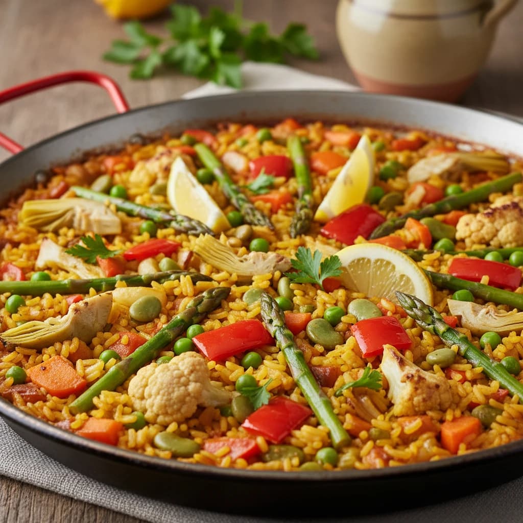 Paella de verdura